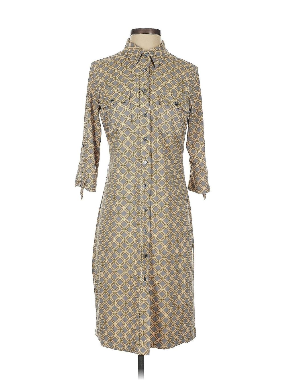 J. Mclaughlin Gilchrist Buttoned Shirt Midi Dress - S